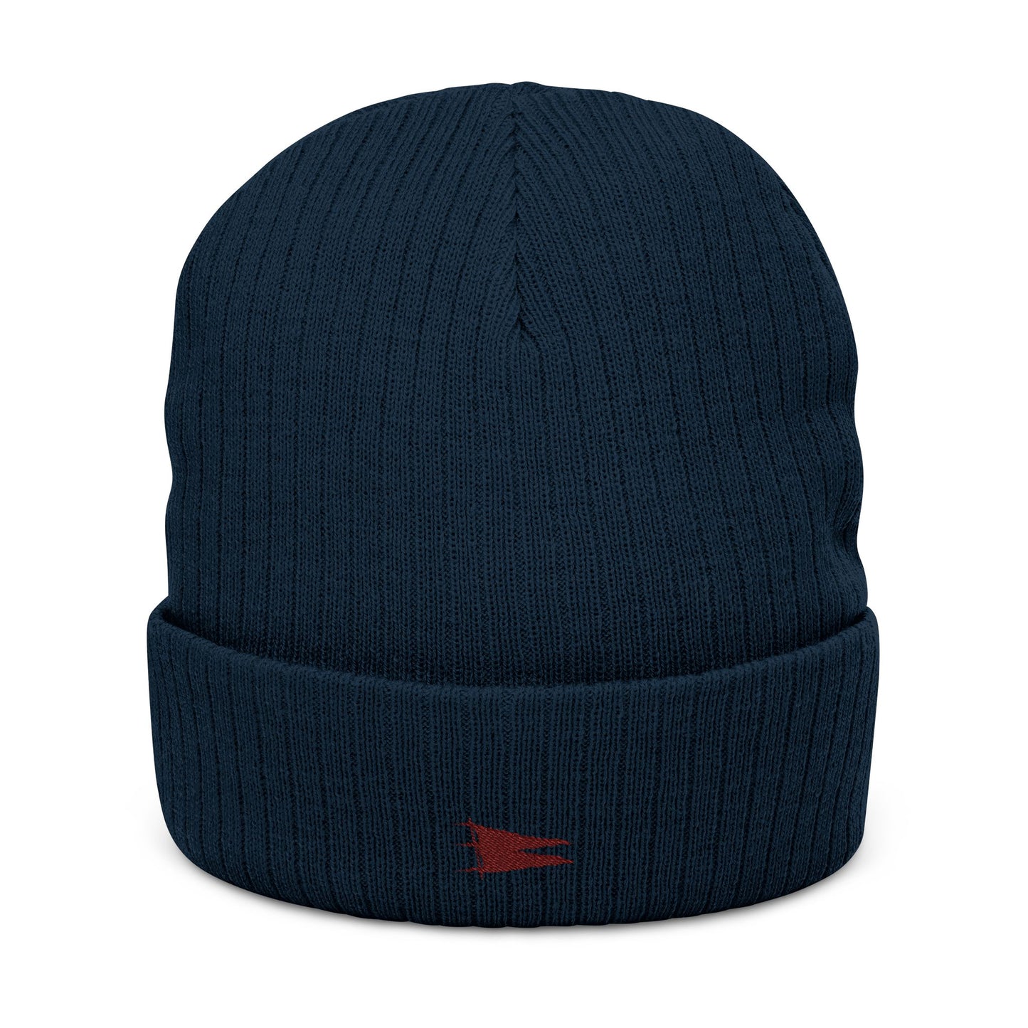Warning Pennant Ribbed Beanie | Heritage